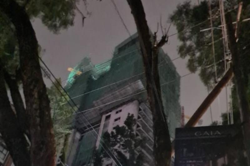 File image of a building that partially collapsed in Westlands.